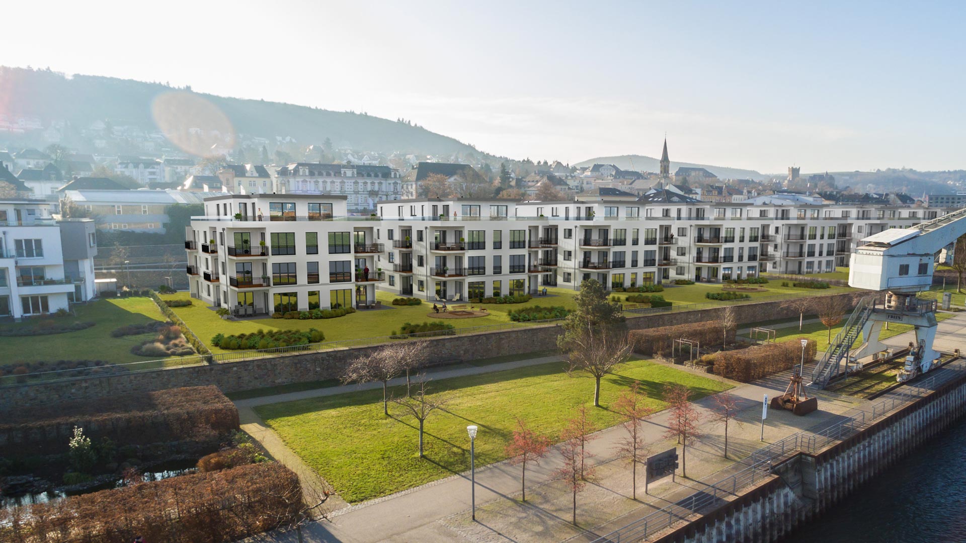 Bebauungsplanung Rheinufer Hafenstraße in Bingen