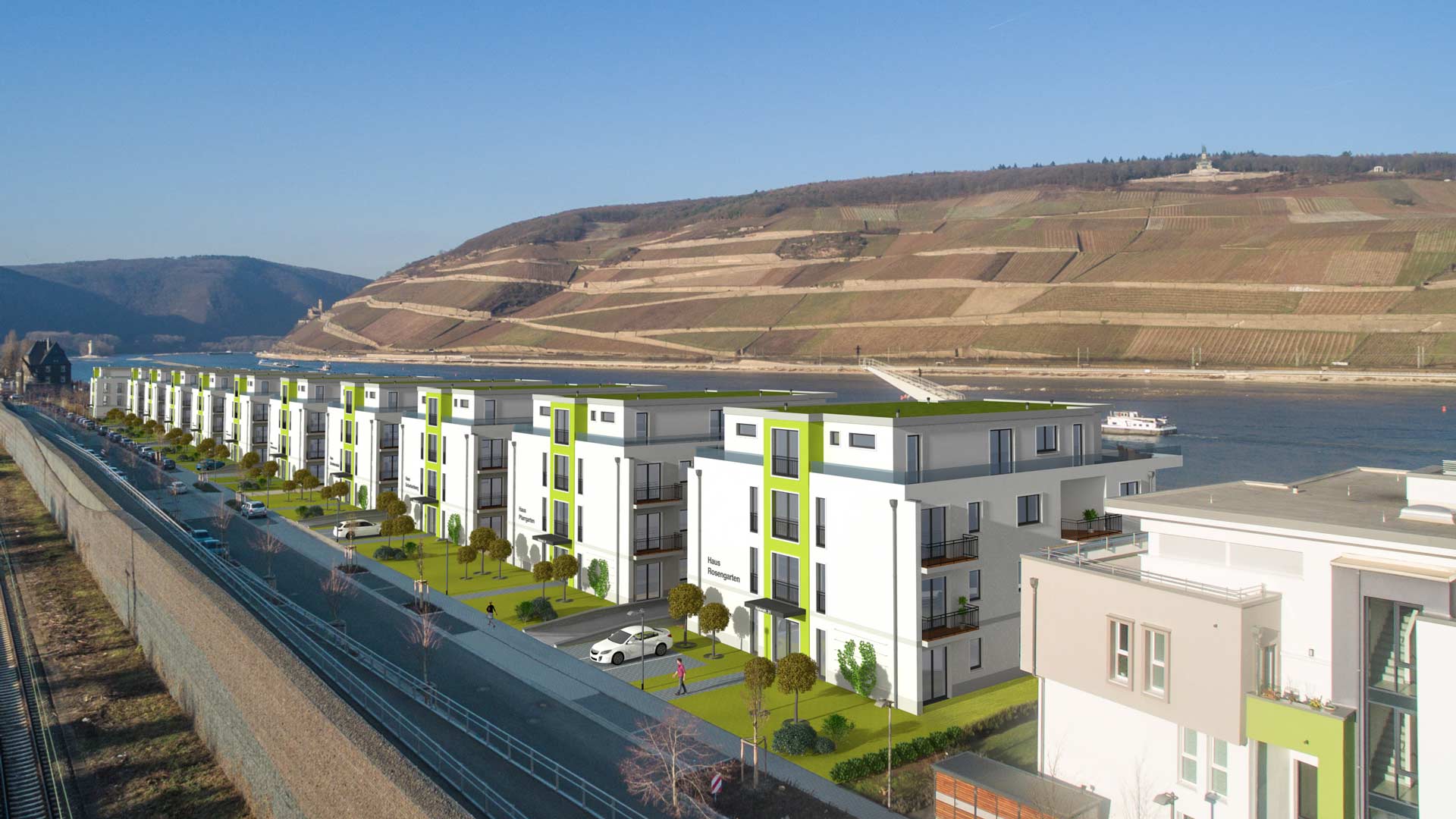 Bebauungsplanung Rheinufer Hafenstraße in Bingen